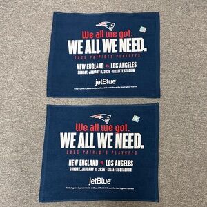 New England Patriots playoffs towel 18.5 x 15.5